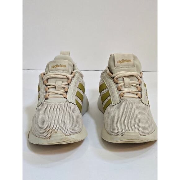 Adidas Racer TR21 Beige Youth Sneakers Size 2Y - Picture 6 of 8